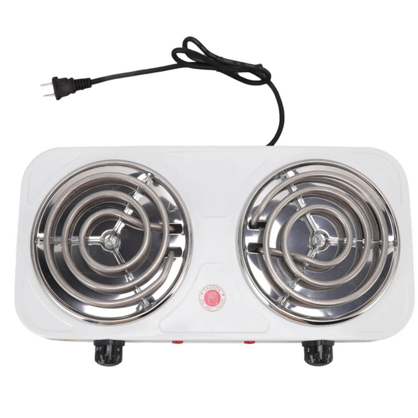 ELECTRIC STOVE 2000W 2 BURNER OVERHEAT PROTECTION