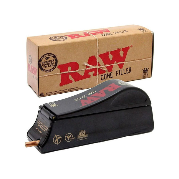 RAW NATURAL ROLLING PAPERS CONE FILLER - KING (RAW-38)