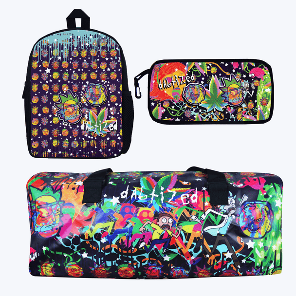 DUFFLE BACKPACK 3 PIECE SET DIFFERENT DESIGNS