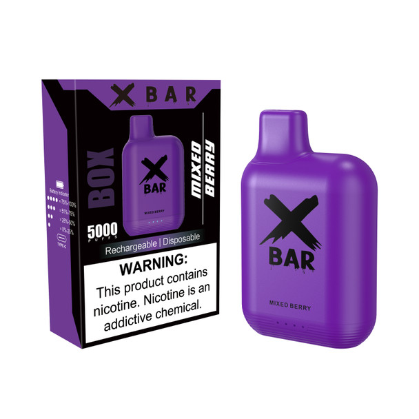 X BAR disposable vape 5000 Puffs | Wisemen Wholesale