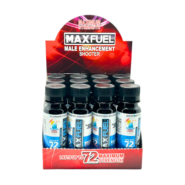 MAXFUEL MALE ENHANCEMENT SHOOTER DISPLAY OF 12