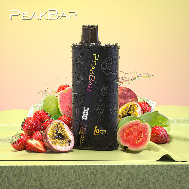 PEAKBAR 18ML 8200 PUFF WITH LED SMART SCREEN DISPOSABLE DISPLAY OF 5