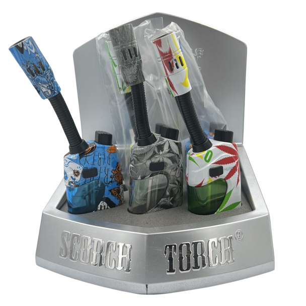 SCORCH TORCH BENDABLE TORCH DISPLAY OF 9 (61685)