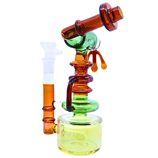 7" PREMIUM GLASS WATER PIPES MIXED COLORS (WP-359)