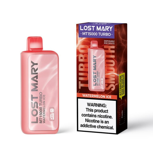 Lost Mary MT15000 Turbo - Watermelon Ice - Wisemen Wholesale