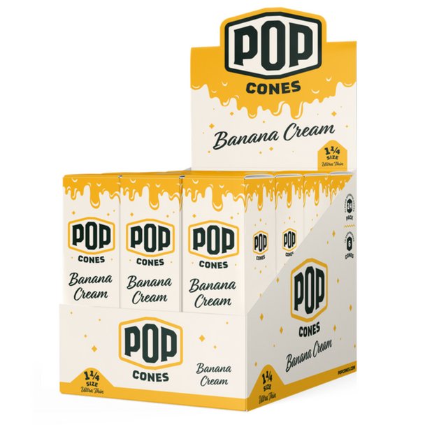 Pop Cones 1-1/4 Size Ultra Thin Display of 24