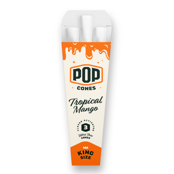 POP CONES KING SIZE ULTRA THIN DISPLAY OF 24 (3PK)