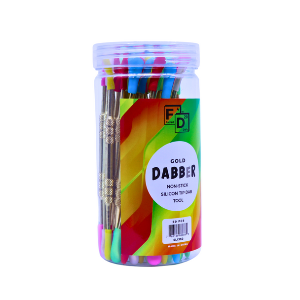 GOLD DABBER WITH SILICON TIP DAB 50CT JAR