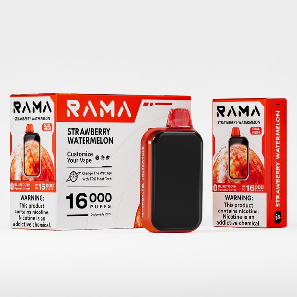RAMA TL16000 15ML 16000 PUFFS DISPOSABLE BLUETOOTH DYNAMIC SCREEN DISPLAY OF 5