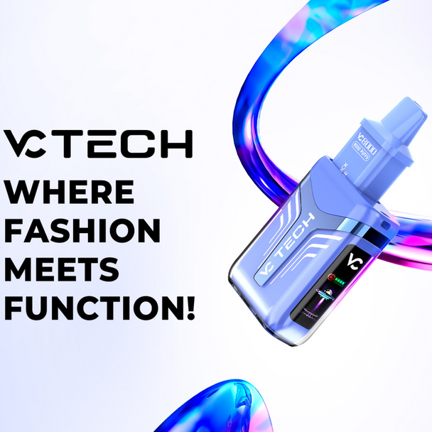 VECEE BY YOCAN VC8000 TECH EDITION 8000 PUFF 12ML DISPOSABLE DISPLAY OF 5