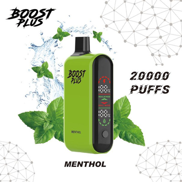 BOOST PLUS 25ML 20000 PUFFS DISPOSABLE VAPE DISPLAY OF 5