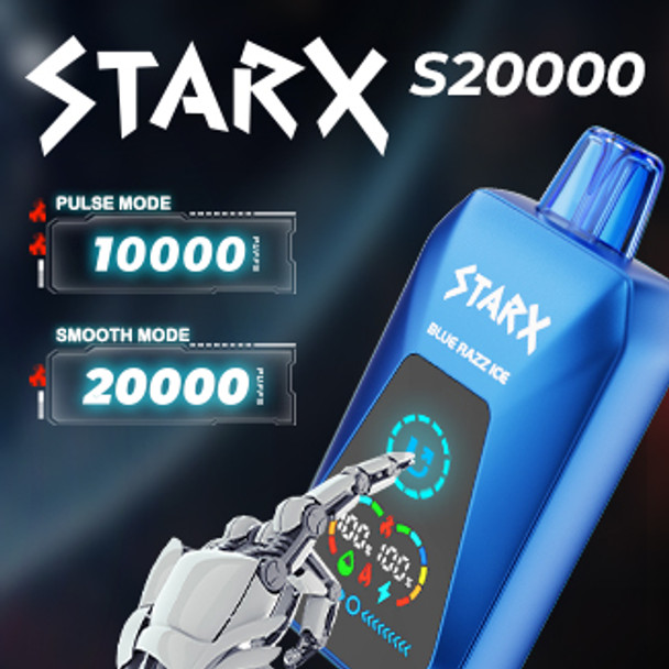 STARX S20000 BY UPENDS 20ML DISPOSABLE DISPLAY OF 5