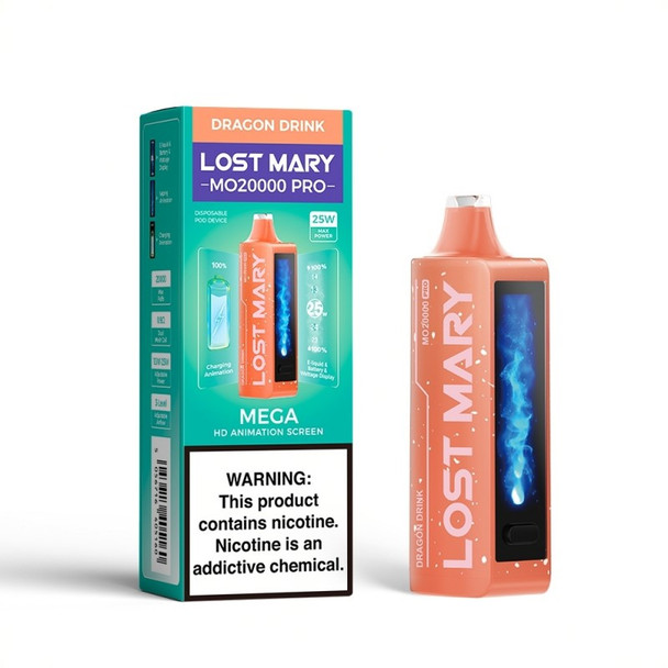 LOST MARY MO20000 PRO 18ML DISPOSABLE VAPE DISPLAY OF 5