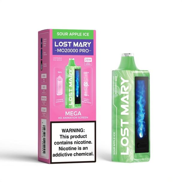 LOST MARY MO20000 PRO 18ML DISPOSABLE VAPE DISPLAY OF 5