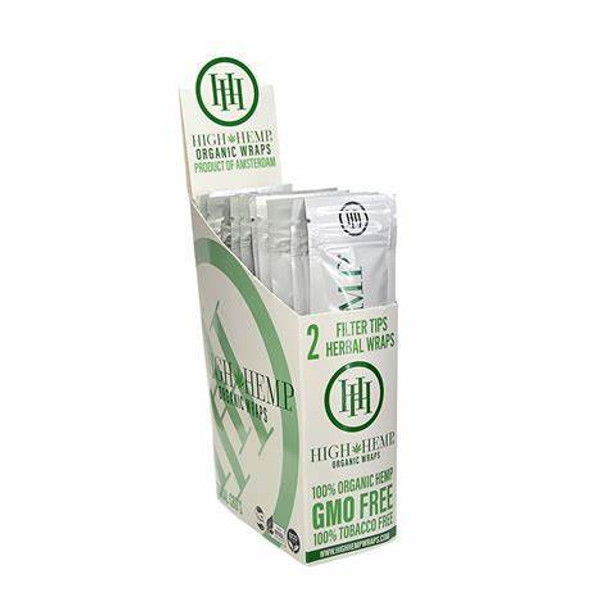 HIGH HEMP ORGANIC WRAPS POUCHES 2CT/ 25PK