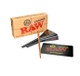 RAW CONE LOADER FOR LEAN AND 1/4 SIZE CONE WITH SCRAPING CARD & BAMBOO POKER-1CT(RAW100)
