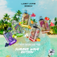 LOST VAPE ORION BAR SUMMER WAVE EDITION 18ML 7500 PUFFS RECHARGEABLE DISPOSABLE DISPLAY OF 10