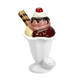 CERAMIC ICE CREAM SUNDAE PIPE (88141)