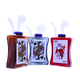 PLAYING CARDS COLOR PRINT WATER PIPE W/ STEM & BANGER ASSORTED DESIGNS