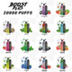 BOOST PLUS 25ML 20000 PUFFS DISPOSABLE VAPE DISPLAY OF 5