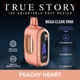 TRUE STORY 20000 PUFFS 20ML DISPOSABLE CLEAR TANK DISPLAY OF 5