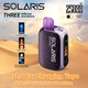 SOLARIS 25,000 PUFFS 18ML DISPOSABLE SOLAR CHARGING DISPLAY OF 5