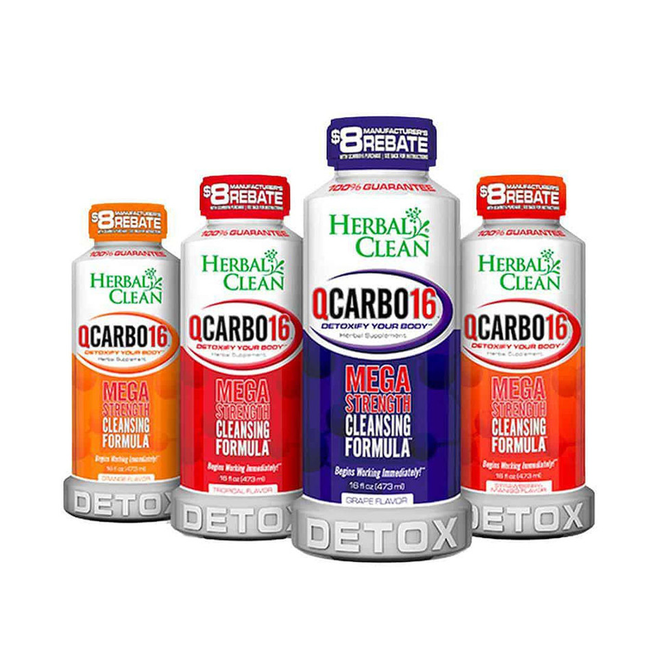 Detox Herbal Clean QCarbo 16 OZ Herbal Supplement