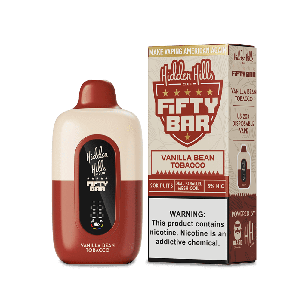 Fifty Bar x Hidden Hills Vanilla Bean Tobacco