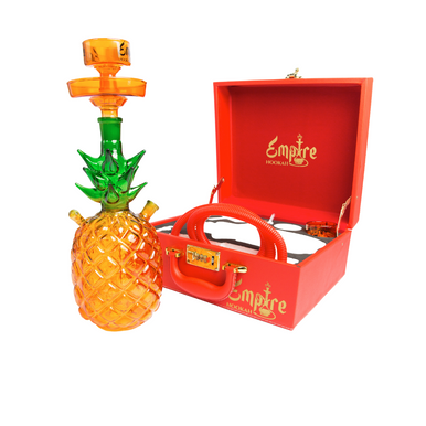 EMPIRE HOOKAH GLASS PINEAPPLE EDITION HOOKAH SET W/CASE