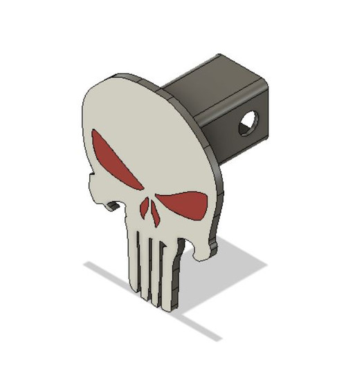 Trailer Hitch Cover - Punisher