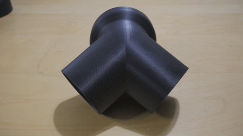 Y Butt Adapter, 4 inch to 3 inch Duct