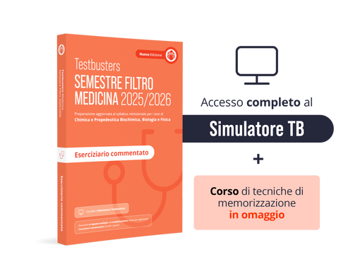Eserciziario Commentato + 5000 quiz e 29 simulazioni in digitale -  Semestre filtro Medicina 2025/2026