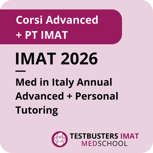 IMAT 2026 - Med in Italy annual Advance + Personal Coaching - January