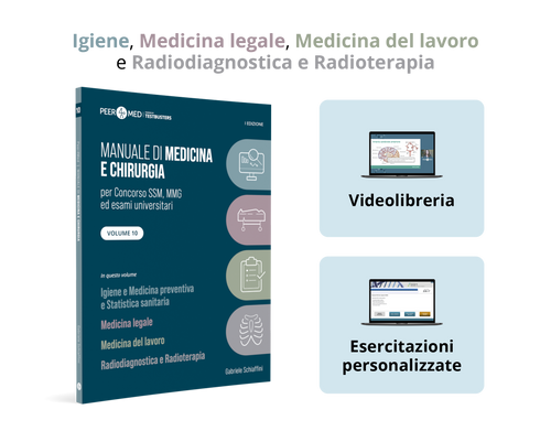 Preparazione esami specialità triennio clinico ADVANCED 10 - Igiene, Medicina legale, Medicina del lavoro e Radiologia