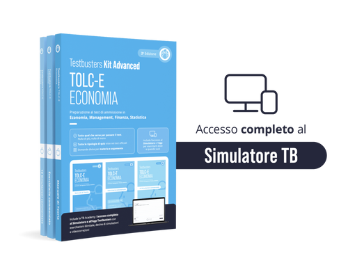 Kit Advanced TOLC-E - Economia, Management, Finanza e Statistica