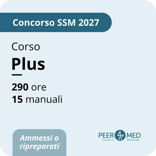 Corso PLUS SSM 2027 - Settembre
