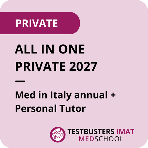 All-in-One Private Italian Med Schools  + Personal Tutor - July