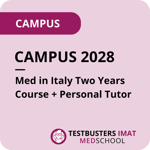 Campus 2028 - Med in Italy annual  + Personal Tutor - September