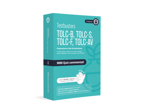 Eserciziario 9000 Quiz TOLC-BSFAV-  TOLC-BSFAV - Area Scientifica, Biologica e Farmaceutica