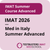 IMAT 2026 - Med in Italy Summer Advanced