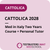 Cattolica 2028 - Med in Italy annual  + Personal Tutor - September
