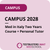 Campus 2028 - Med in Italy annual  + Personal Tutor - September