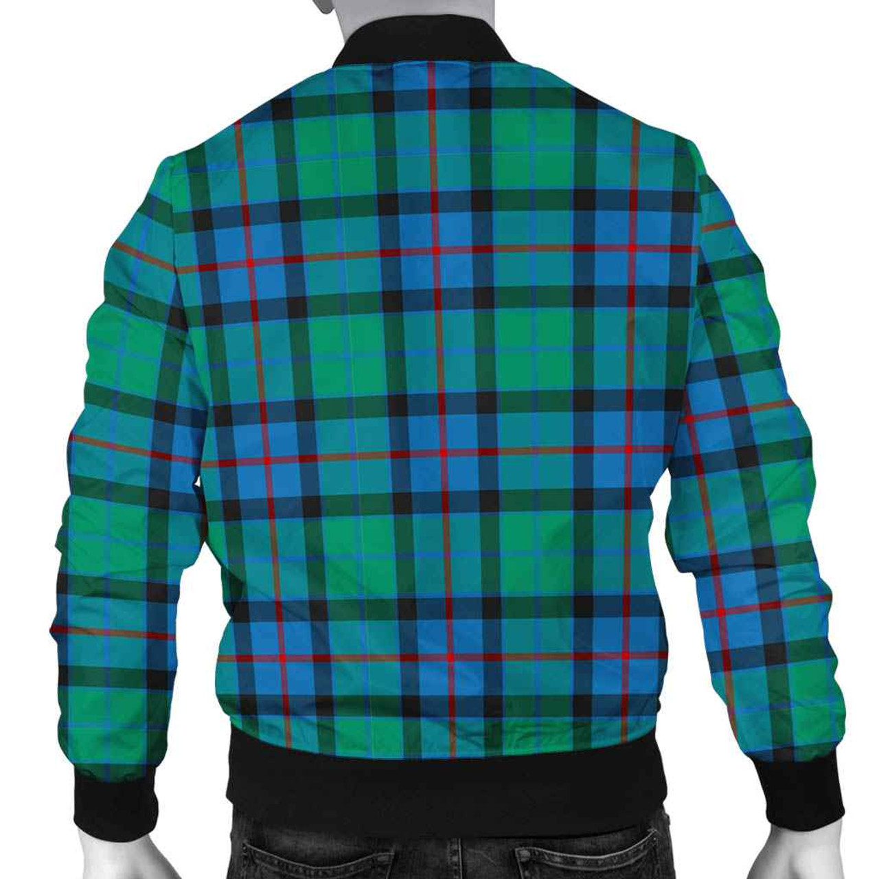 Scottish Flower of Scotland Clan Tartan Bomber Jacket