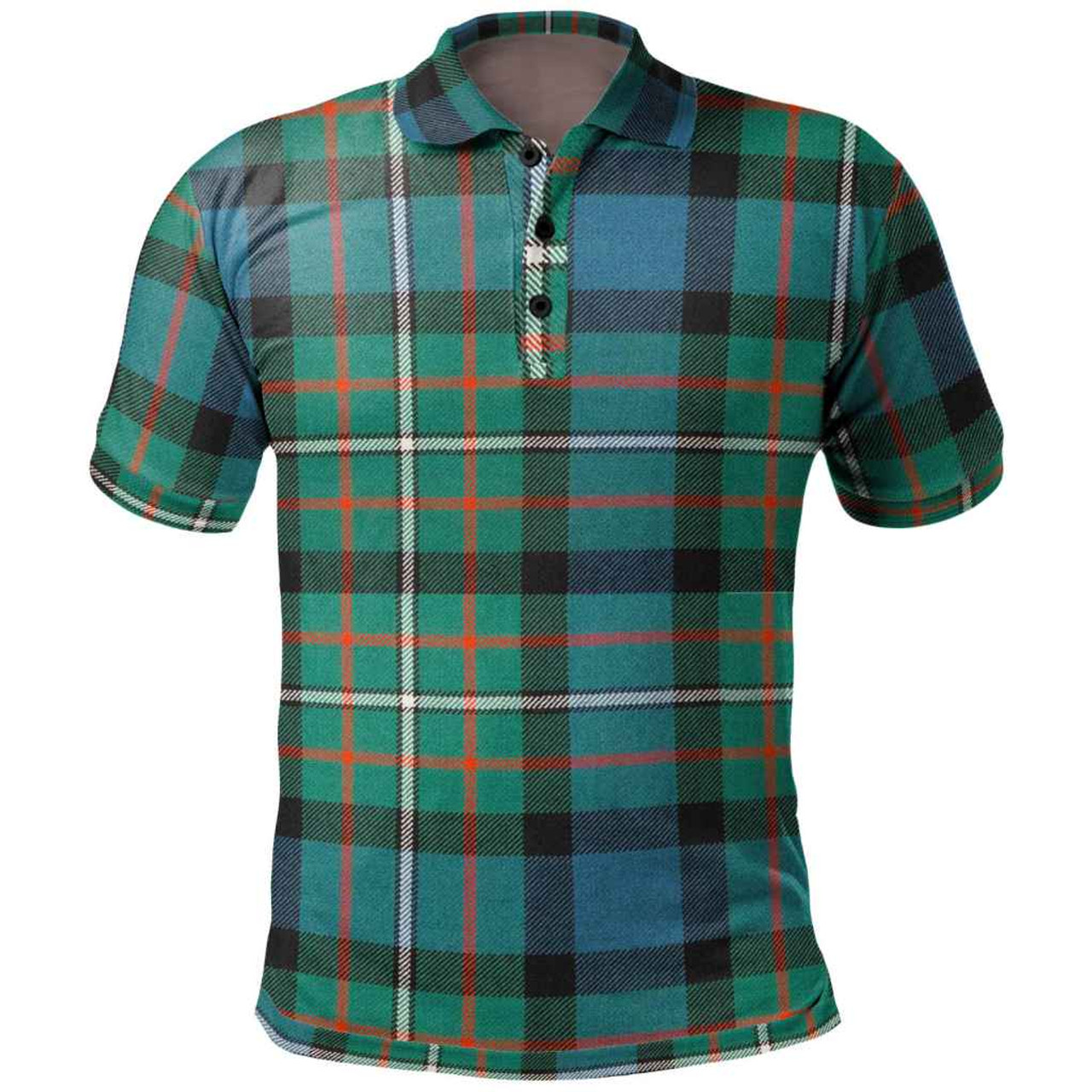 Scottish Ferguson Ancient Clan Tartan Polo Shirt