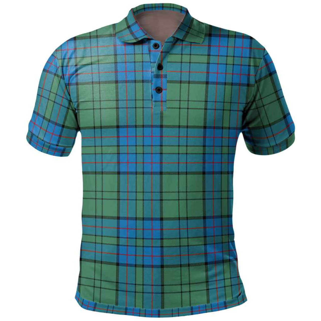 Scottish Lockhart Clan Tartan Polo Shirt