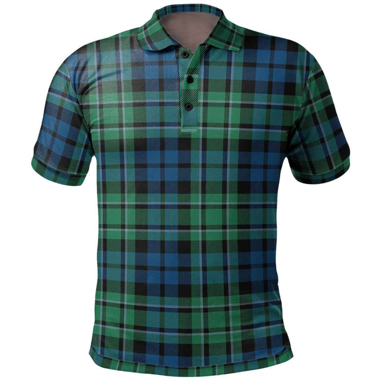 Scottish MacCallum Ancient Clan Tartan Polo Shirt