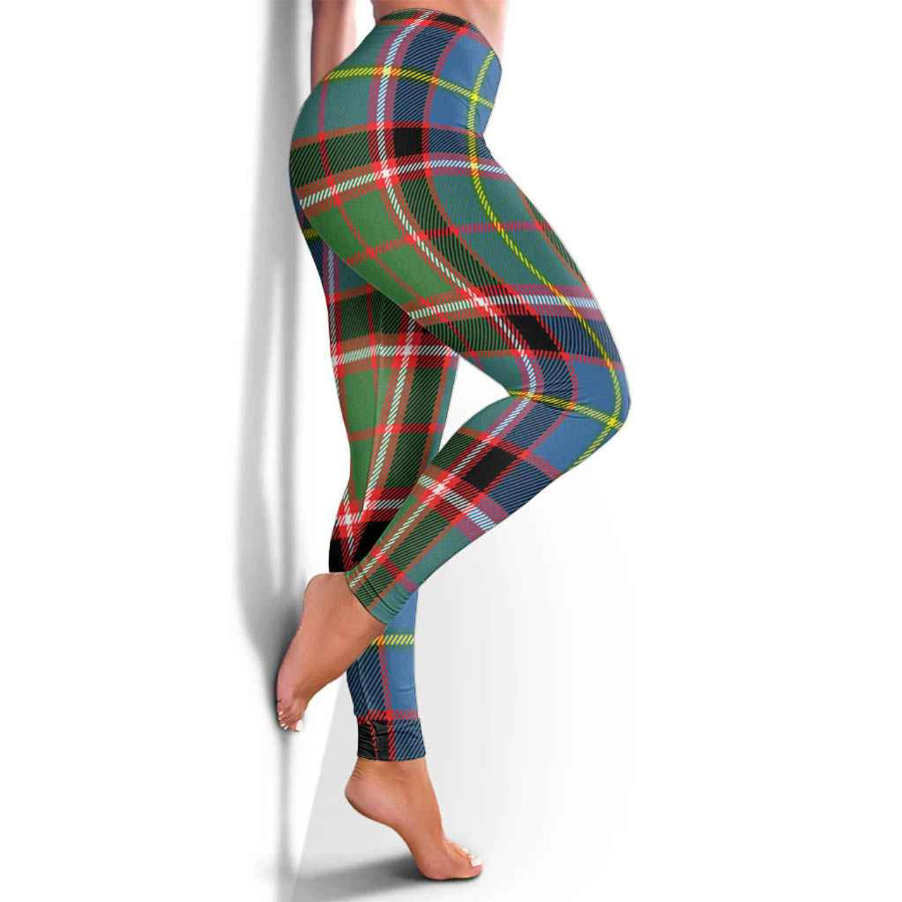 Scottish Edinburgh District Clan Tartan Women Leggings