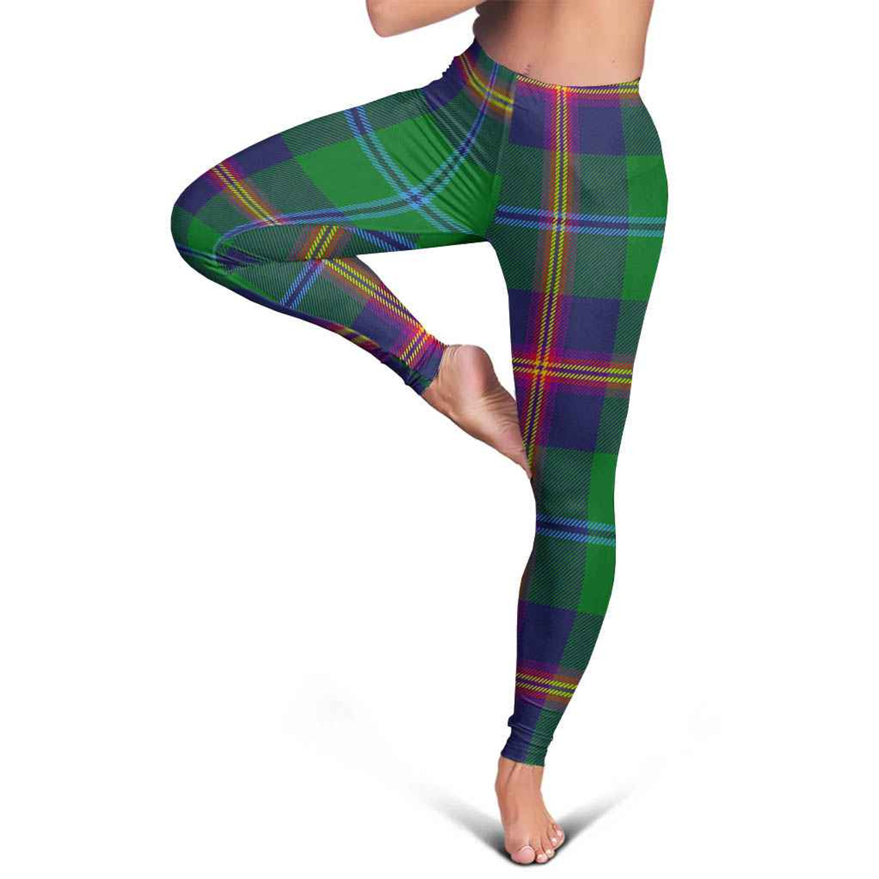 Scottish Young Modern Clan Tartan Women Leggings