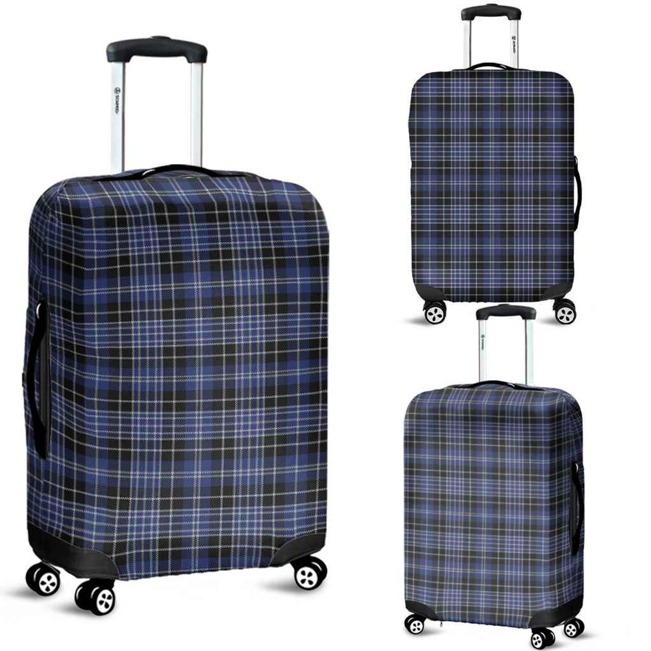 Scottish Clark Modern Clan Tartan Luggage Cover