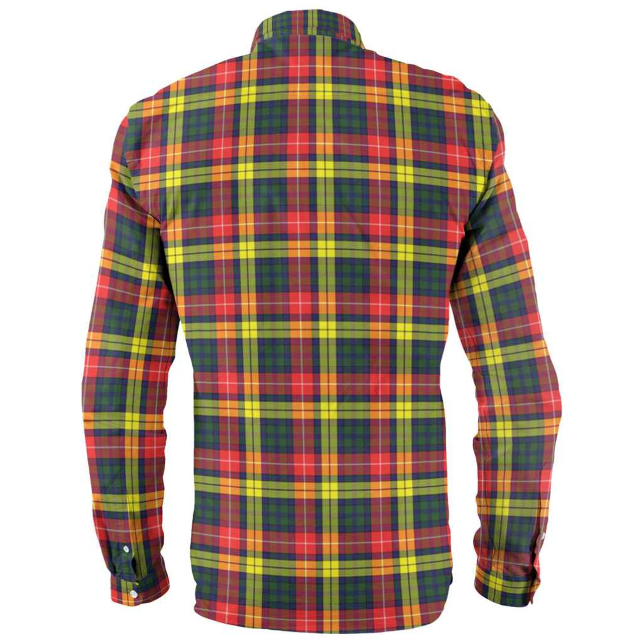 Scottish Buchanan Modern Clan Tartan Long Sleeve Shirt